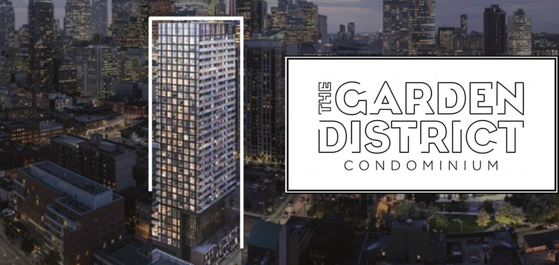 Garden District condo pre construction sale floor plan VIP Ryerson