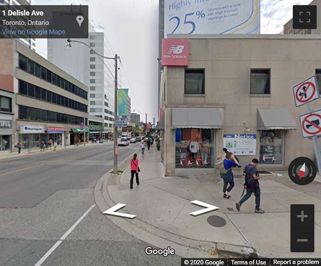 One Delisle Condos Toronto street view
