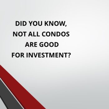 condos ae good for investments