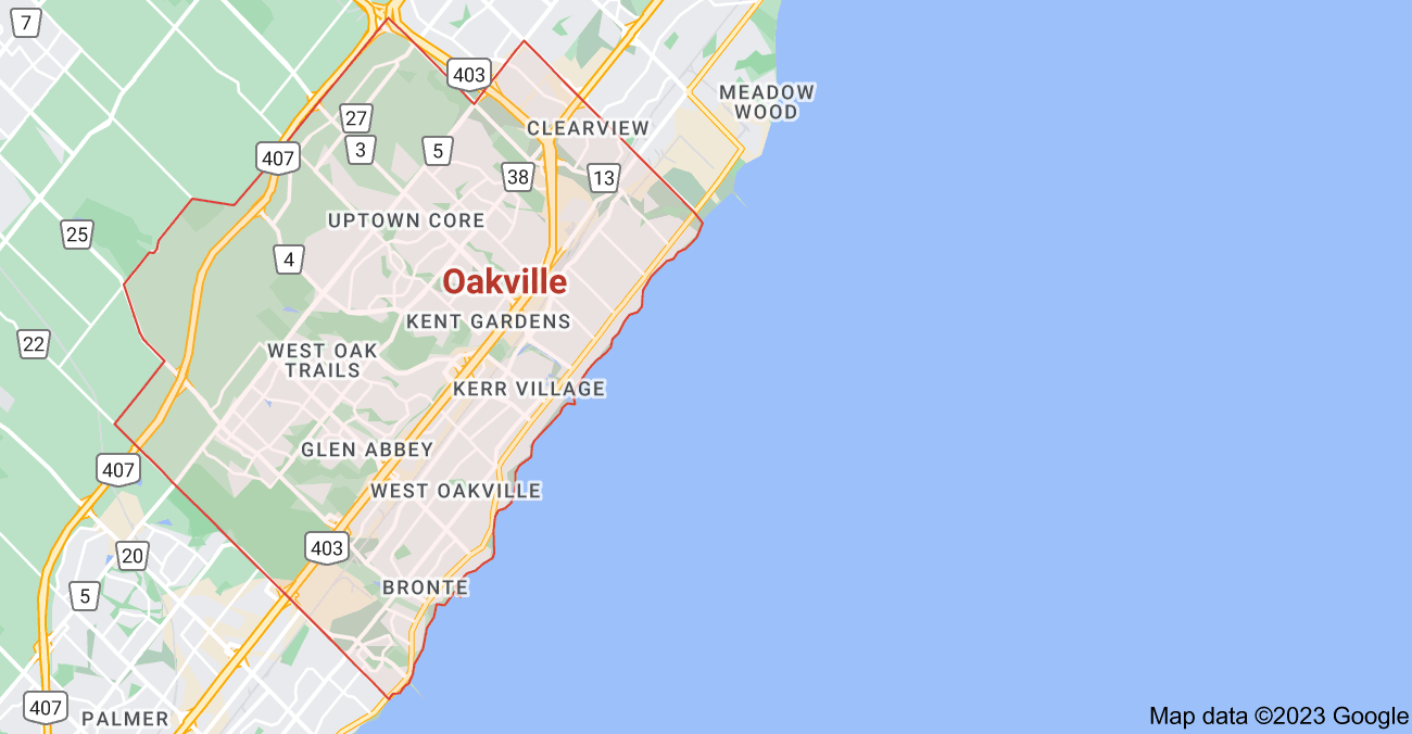 Oakville Map