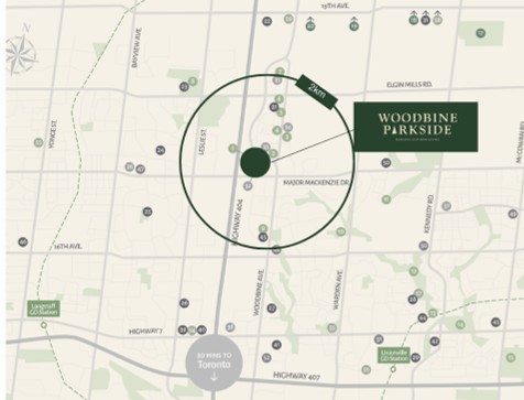 Woodbine Parkside Location